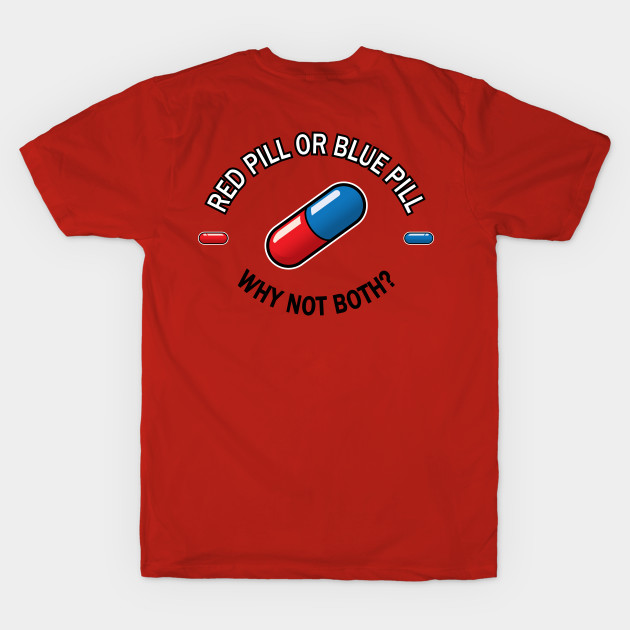 Red pill Blue pill (Oval) by boilingfrog